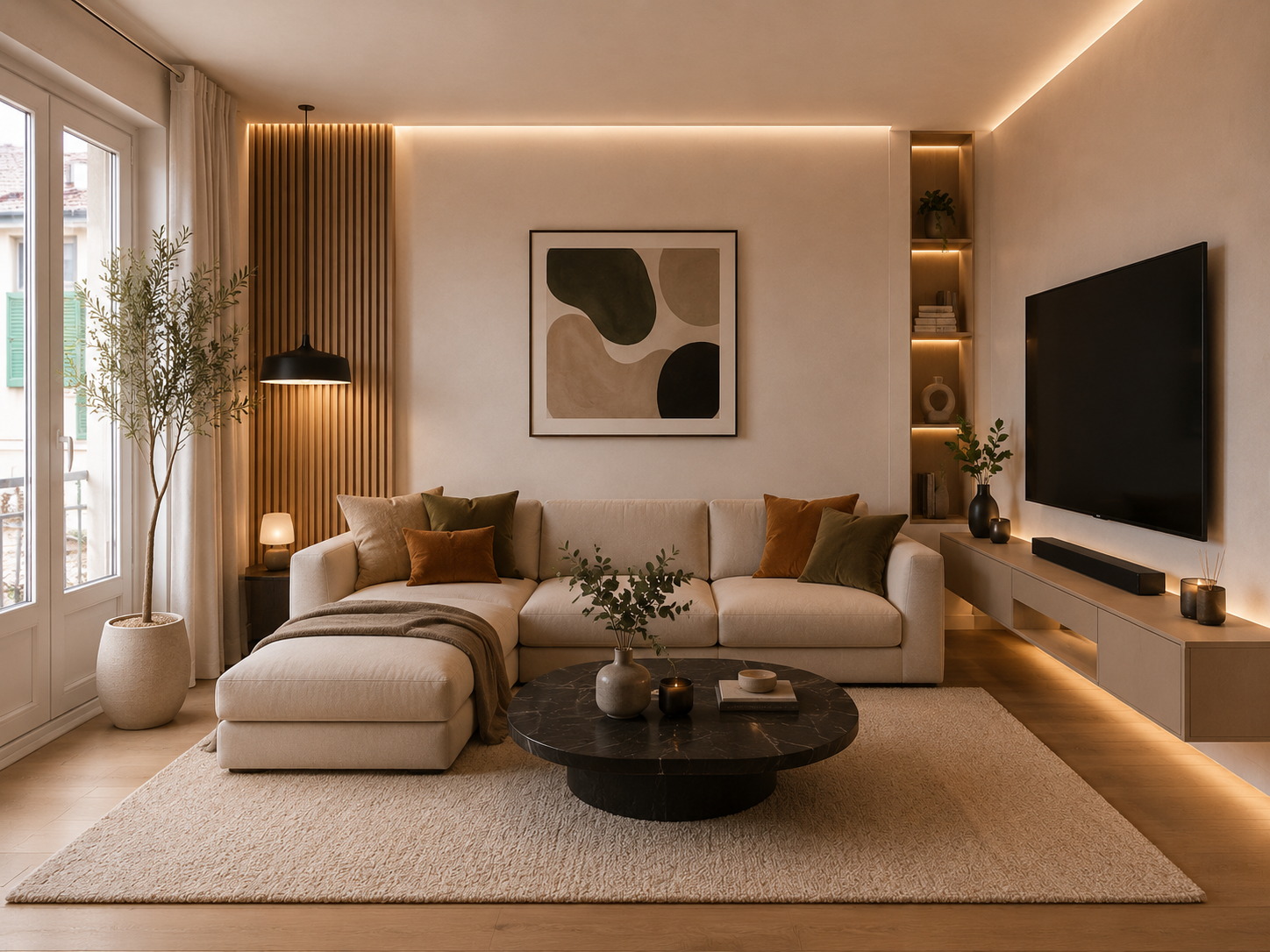Après rénovation — style Japandi
